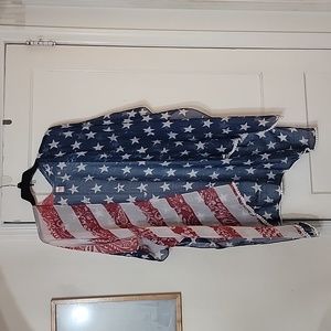 American Flag Shawl